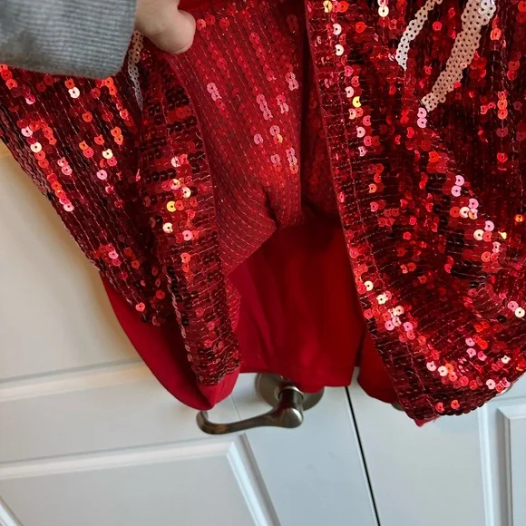 Red Sequin 'Holly Jolly' Top - Picture 3 of 6